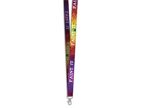 Snap Hook Clip Double-Sided Sublimation Satin Lanyard - Image 4