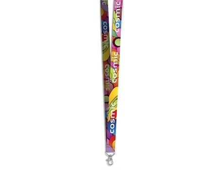 Snap Hook Clip Double-Sided Sublimation Satin Lanyard - Image 3