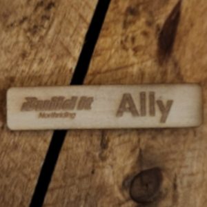 Name Badge Wood | 15x65mm