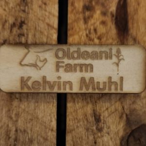 Name Badge Wood | 25x75mm