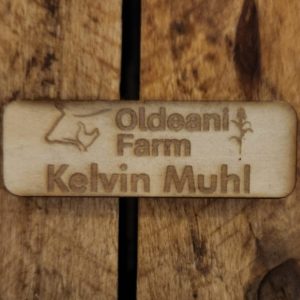 Name Badge Wood | 25x75mm