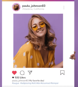 Selfie Frame – Full Colour On One Side Selfie Frame – Full Colour On One Side